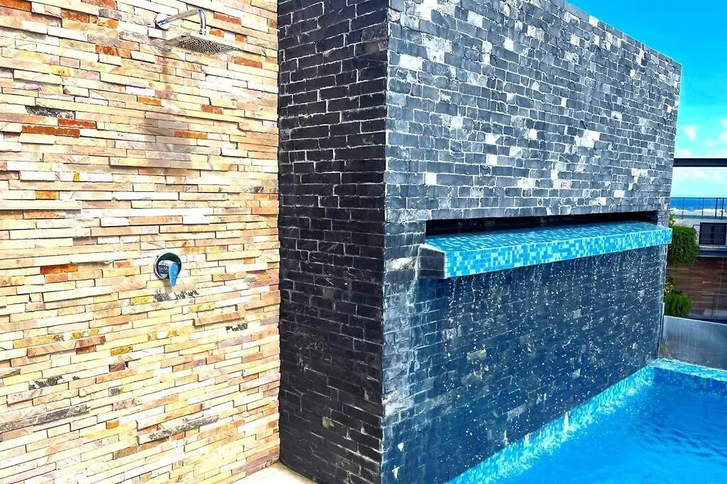 Playa Del Carmen Downtown Studio With Rooftop Pool - Walk To 5Th Ave & The Beach Apartmán Playa del Carmen