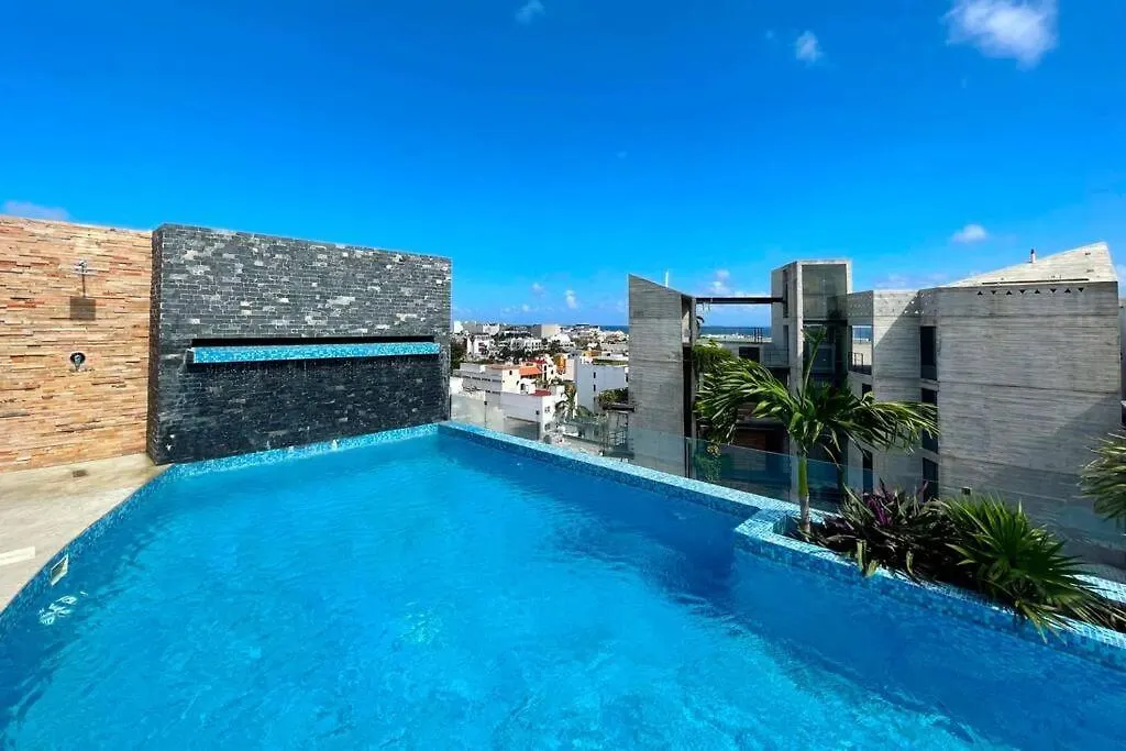 Apartmán Playa Del Carmen Downtown Studio With Rooftop Pool - Walk To 5Th Ave & The Beach Mexiko